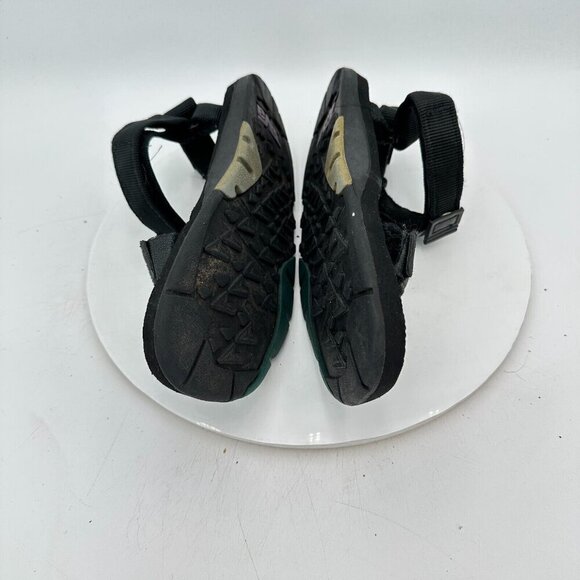 Teva Universal Men Size 10 Black Rubber Adjustable Strap Sport Sandal - Picture 9 of 13